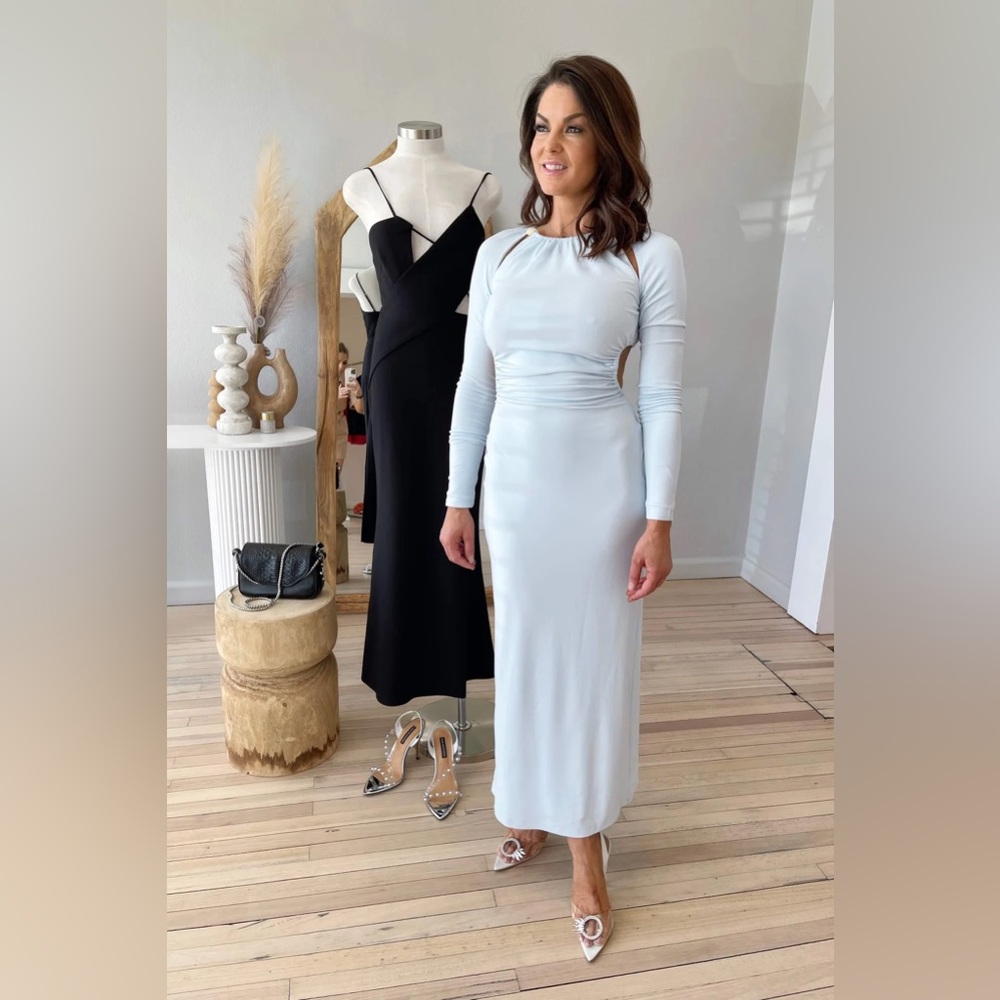 Significant Other Alma Long Sleeve Dress in dreamy Sky Blue - Picture 9 of 10